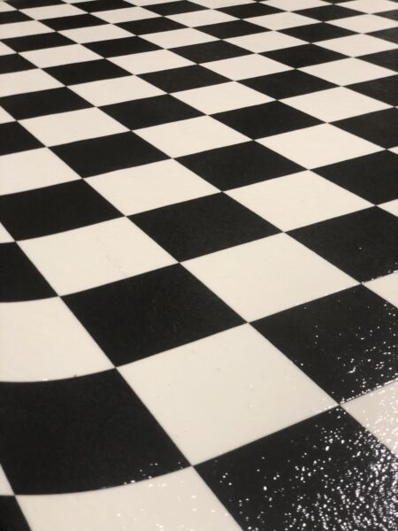 Checkerboard Sheet Vinyl 53046